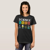 Science Teacher Chemistry Biology Physics Student T-shirt (Voorkant volledig)