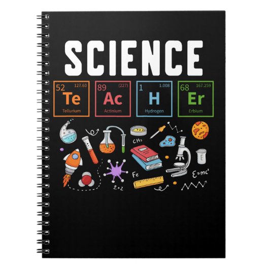 Science Teacher Chemistry Laboratory Notitieboek (Voorkant)