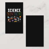 Science Teacher Chemistry Laboratory Visitekaartje (Voorkant / Achterkant)