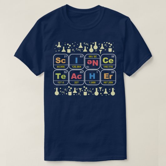 Science Teacher Chemistry Physics Biology Experime T-shirt (Design voorkant)