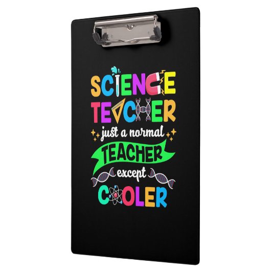 Science Teacher Cool Klembord (Links)