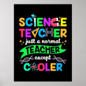 Science Teacher Cool Poster (Voorkant)
