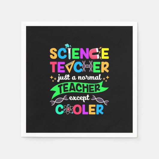 Science Teacher Cool Servet (Voorkant)