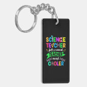 Science Teacher Cool Sleutelhanger (Voorkant Links)