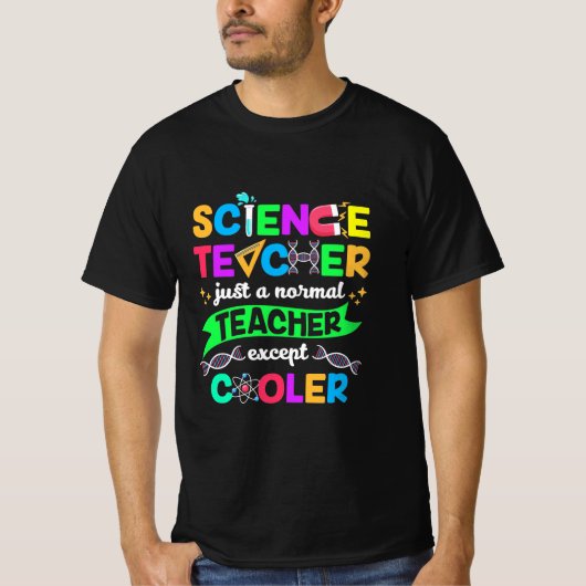 Science Teacher Cool T-shirt (Voorkant)