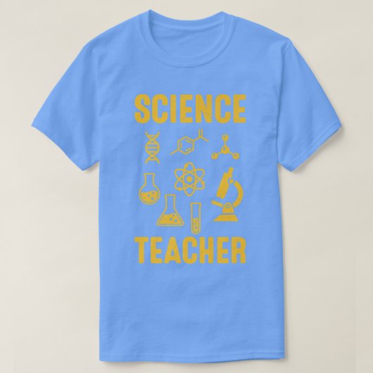 Science Teacher First Day of School Funny Back To T-shirt (Design voorkant)