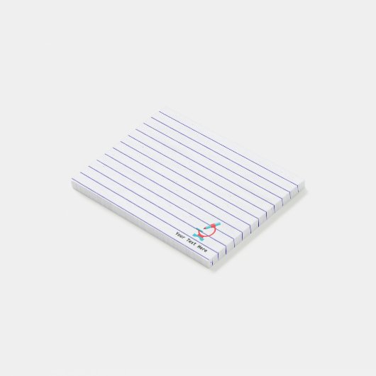 Science Teacher Funny Biology Microscope Post-it® Notes (Schuin)