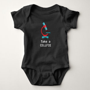 Science Teacher Funny Biology Microscope Romper