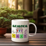 Science Teacher Mok, cadeau voor Teacher Coffee Mo Koffiemok<br><div class="desc">Deze mok is voorzien van een slim periodiek systeem dat "Teacher" beschrijft met behulp van de symbolen voor Tellurium (Te),  Astatine (At),  Carbon (C),  Hydrogen (H) en Erbium (Er). Geef dit aan je favoriete wetenschapsleraar,  of trakteer jezelf op een mok die je passie voor wetenschap en onderwijs viert.</div>