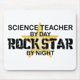 Science Teacher Rock Star by Night Muismat