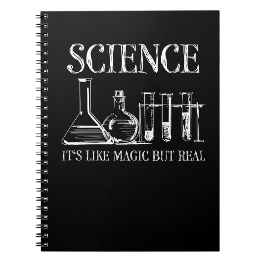 Science Teacher Student It's Like Magic But Real Notitieboek (Voorkant)
