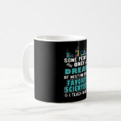 Science Teacher Teach Biology Chemistry Physics Koffiemok (Voorkant links)
