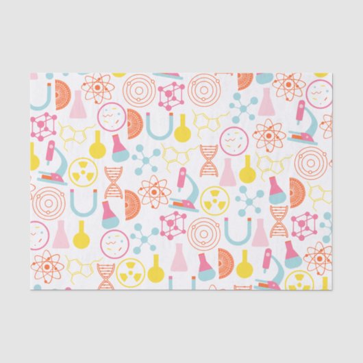 Science Teacher Tissue Paper Tissuepapier (Voorkant)