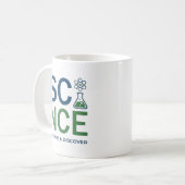 Science Teacher Typography Design Koffiemok (Voorkant links)