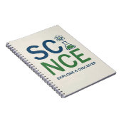 Science Teacher Typography Design Notitieboek (Rechterzijde)