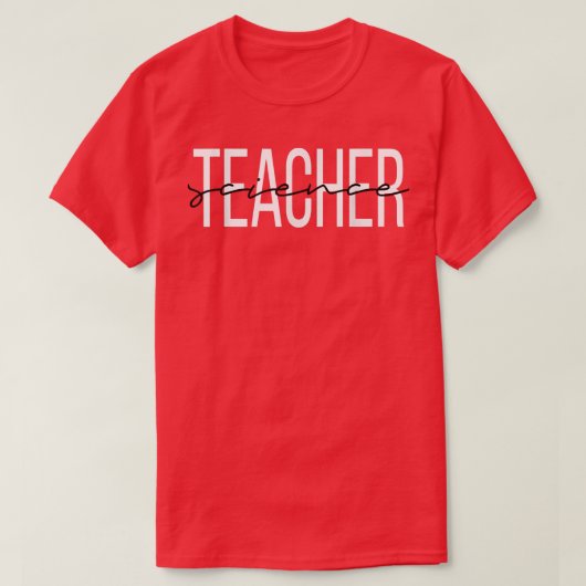 Science Teacher Women in Science T-shirt (Design voorkant)