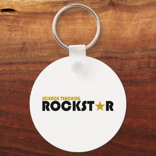 Science Teaching Rockstar Sleutelhanger (Voorkant)