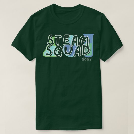 Science Team STEAM SQUAD Teacher Student Technolog T-shirt (Design voorkant)
