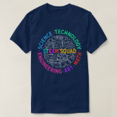 Science, Tech, Engineering, Art en wiskunde ST T-shirt (Design voorkant)