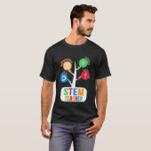 Science Technology Engineering Wiskunde Teacher ST T-shirt (Voorkant volledig)