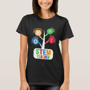 Science Technology Engineering Wiskunde Teacher ST T-shirt