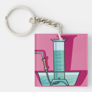 Science Test Tube Sleutelhanger