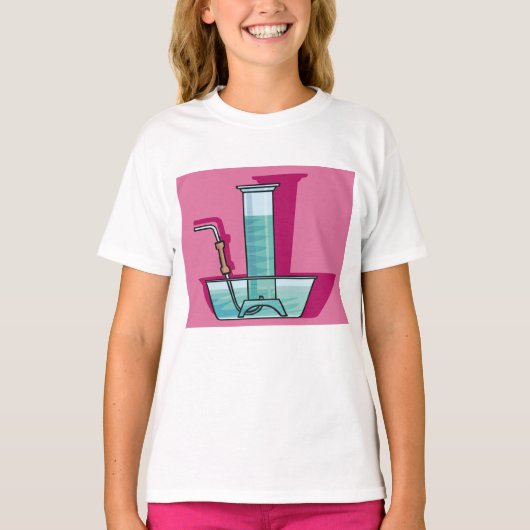Science Test Tube T-shirt (Voorkant)