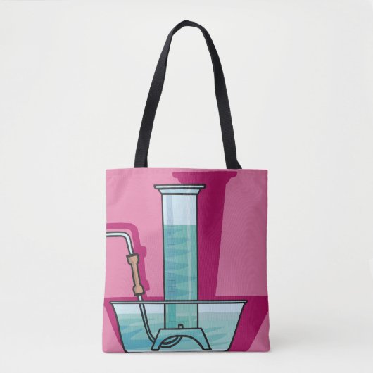 Science Test Tube Tote Bag (Voorkant)