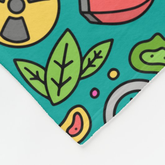 Science Thema Fleece Deken (Hoek)