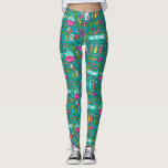 Science Thema Leggings<br><div class="desc">Leggings van het wetenschapspatroon</div>