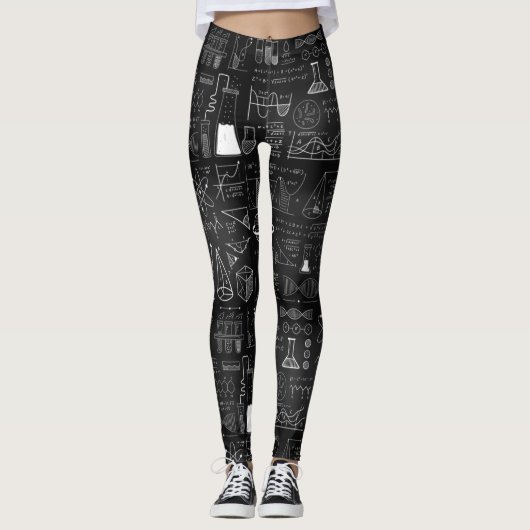 Science Thema Leggings (Voorkant)