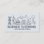 Science Tutoring - Docent Visitekaartje (Voorkant)