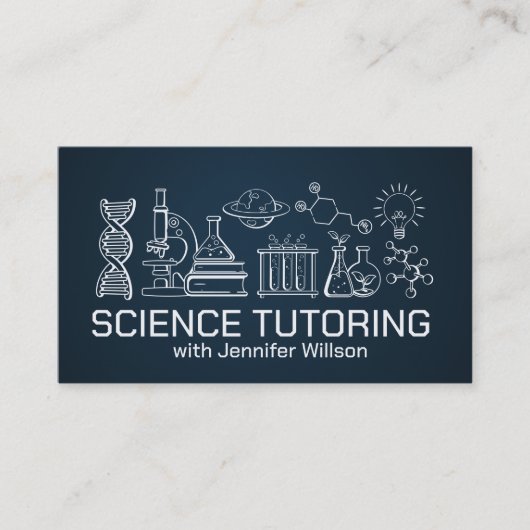Science Tutoring - Docent Visitekaartje (Voorkant)