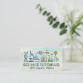 Science Tutoring - Docent Waterverf kunst Visitekaartje (Staand voorkant)