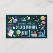 Science Tutoring - Docent Waterverf kunst Visitekaartje (Voorkant)