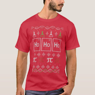 Science ugly christmas sweater t-shirt