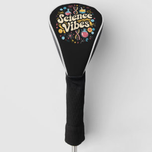 Science Vibes Groovy Eerste Dag Terug Naar School  Golfheadcover