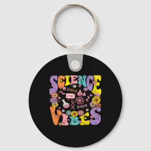 Science Vibes Retro 1e Dag Terug naar school Groo Sleutelhanger