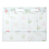 Science Weekly Desk Planner Notitieblok (Voorkant)