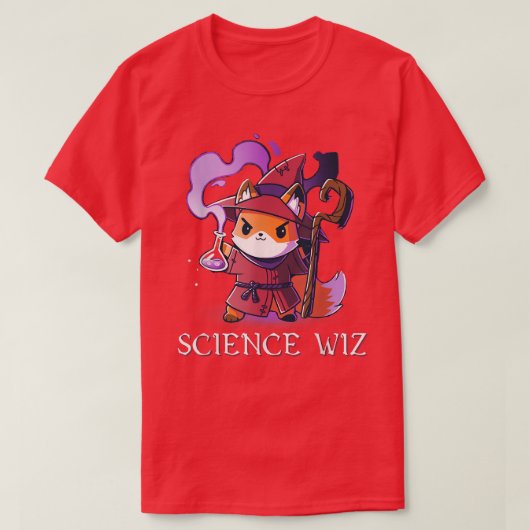 Science Wiz shirt Funny Alchemist Red Panda Scienc (Design voorkant)