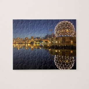Science World en CBD weerspiegeld in False Creek, Legpuzzel