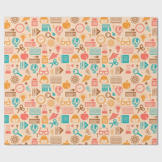 Science Wrapping Paper Cadeaupapier (Vlak)