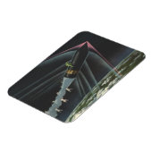 sciencefiction astronaut Riding Rocket Magneet (Linkerzijde)