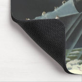  sciencefiction astronaut Riding Rocket Muismat (Hoek)