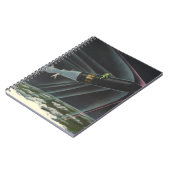  sciencefiction astronaut Riding Rocket Notitieboek (Linkerzijde)