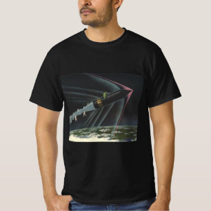 sciencefiction astronaut Riding Rocket T-shirt