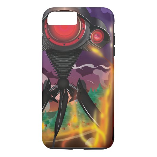Sciencefiction Buitenaardse Driepoot Aanval! Case-Mate iPhone Case (Achterkant)