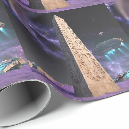 Sciencefiction-cadeauverpakking Cadeaupapier