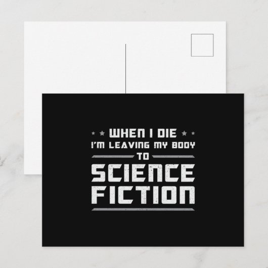 Sciencefiction-dag Ruimtevaart Alien Cadeau Idee Briefkaart (Voorkant / Achterkant)