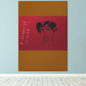 Sciencefiction Duiveljager Gravin Canvas Afdruk (Insitu (Houten vloer))